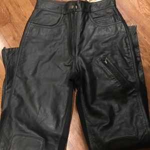Harley Davison Leather Ladies Pant